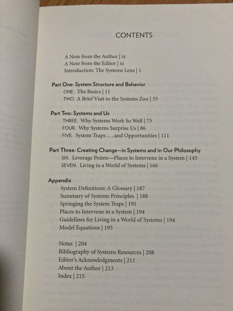 Thinking in Systems, A primer by Donella H. Meadows