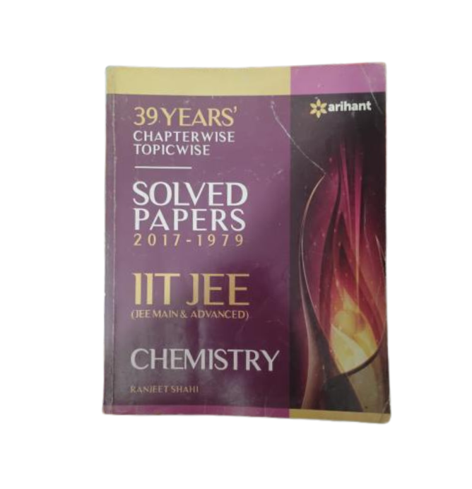 Arihant Solved Papers 1979-2017 Chemistry IIT JEE