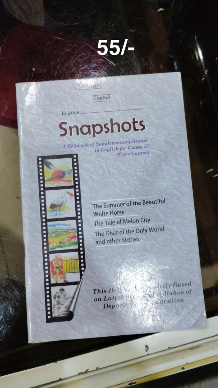 Snapshots Class XI Snapshots Class XI