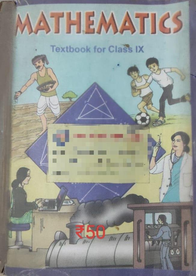 NCERT Mathematics Class IX NCERT Mathematics Class IX