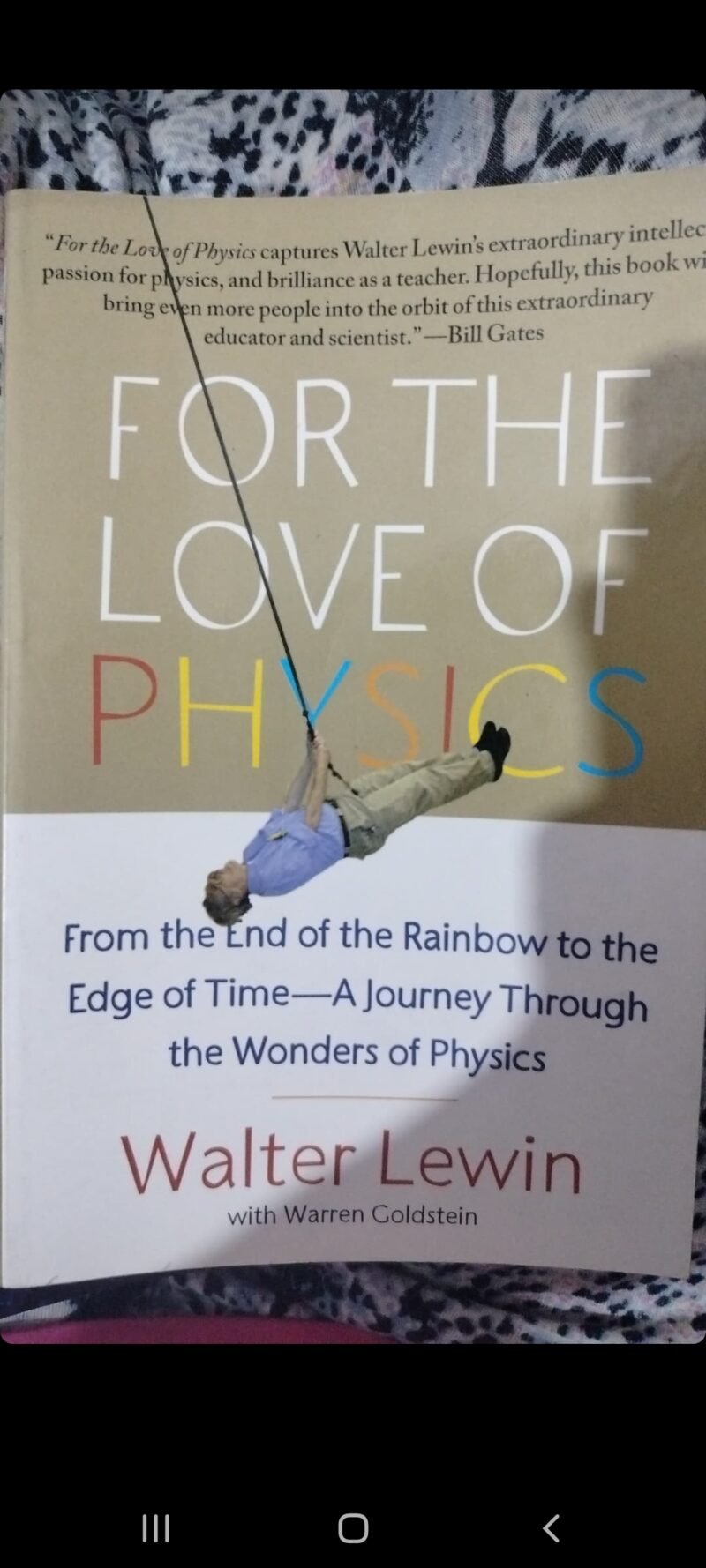 For The Love Of Physics by Walter Lewin