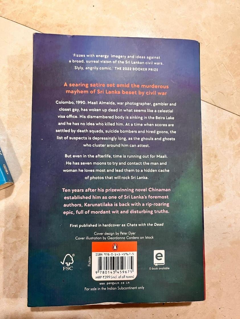 The Seven Moons Of Maali Almeida The Seven Moons Of Maali Almeida by Shehan Karunatilaka
