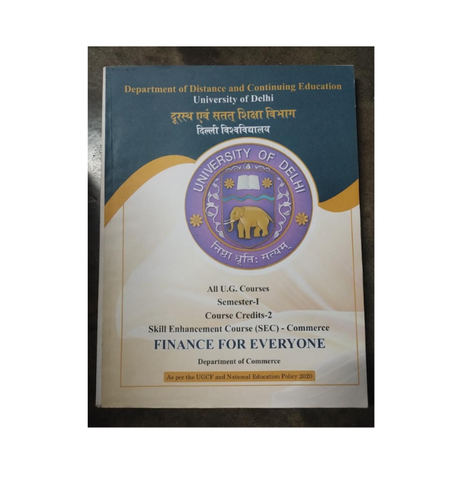 All UG Courses Finance For Everyone (SEC)-Commerce