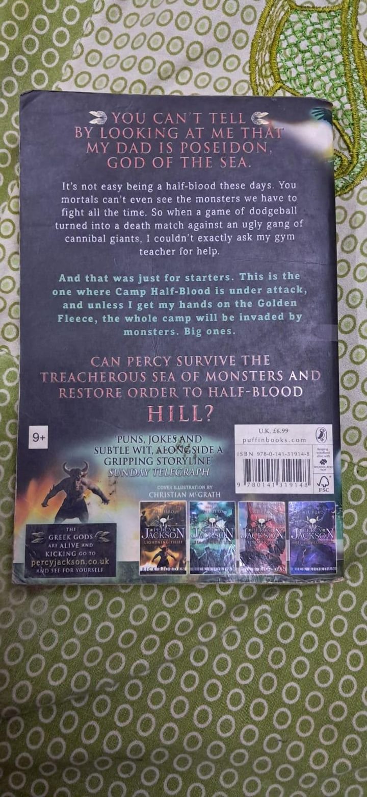 Percy Jackson And The Sea Of Monsters Percy Jackson And The Sea Of Monsters by Rick Riordan