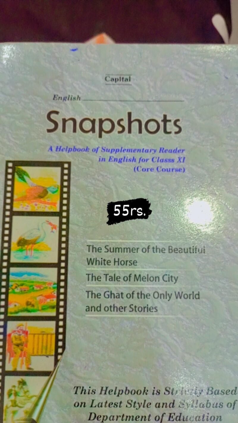 Ncert English Snapshots Class XI