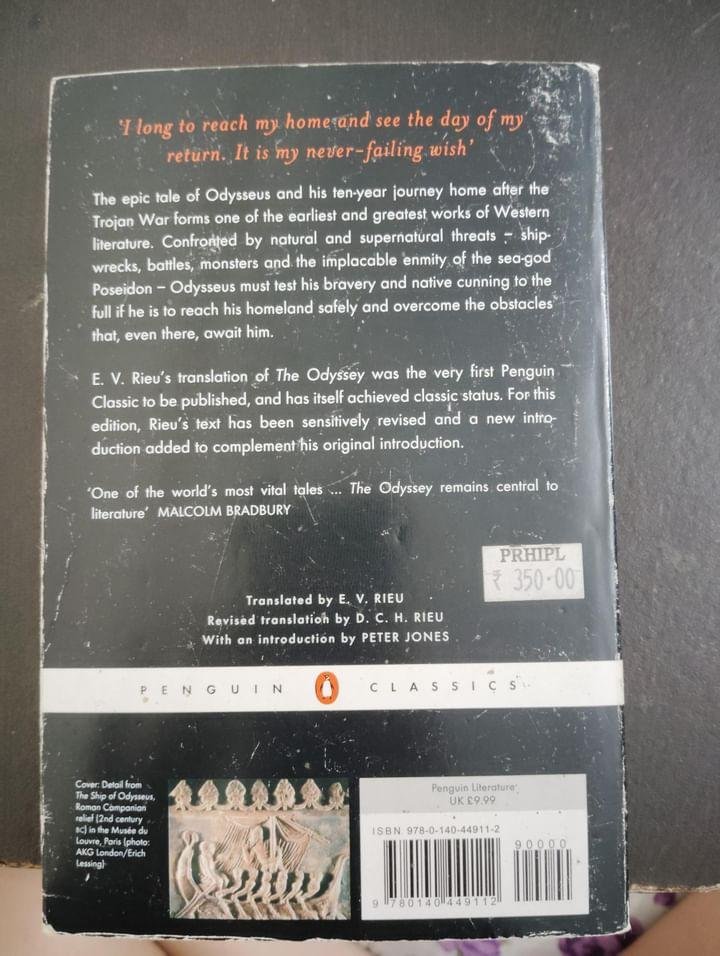 The Odyssey The Odyssey by Homer