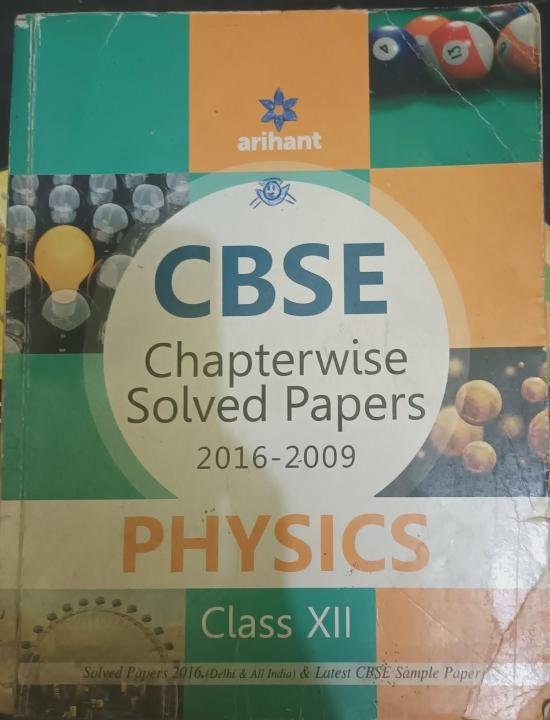 Arihant Solved Papers Physics Class XII Arihant Solved Papers Physics Class XII