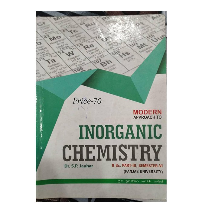 Modern Approach To Inorganic Chemistry Part III