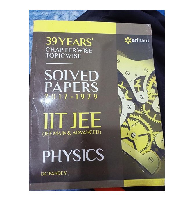 Arihant 39 Years Solved Papers 2017-1979 Physics by DC Pandey