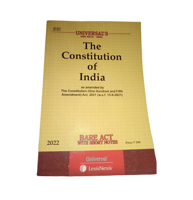 The Constitution Of India Bare Act by Universal LexisNexis