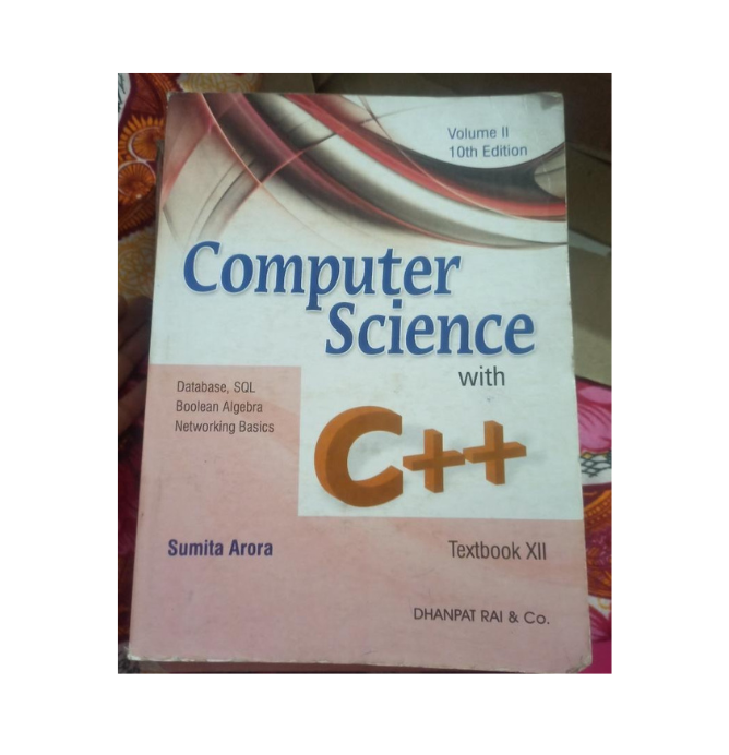 Computer Science With C++ Volume II Class XII