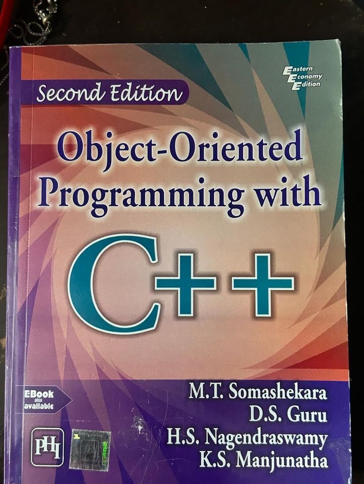 Object - Oriented Programming With C++ Object - Oriented Programming With C++ by M.t. Somashekara, D.S. Guru, H.S. Nagendraswamy, K.S. Manjunatha