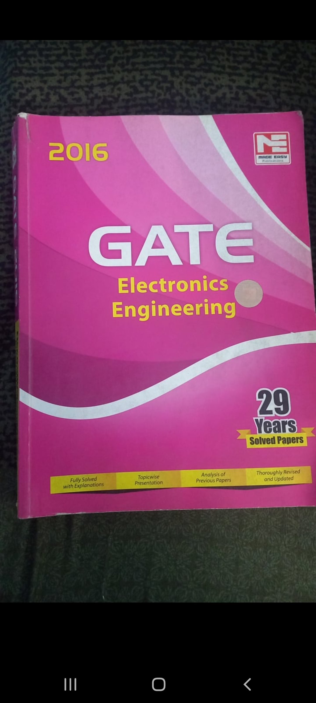 GATE 29 Years Solved Papers Electronic Engineering 2016 GATE 29 Years Solved Papers Electronic Engineering 2016 by Made Easy